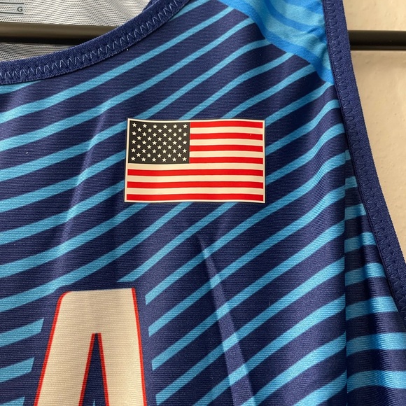 Nike Pro Elite Team Issued USA Olympics SpeedSuit Unitard Size Large - Picture 3 of 5
